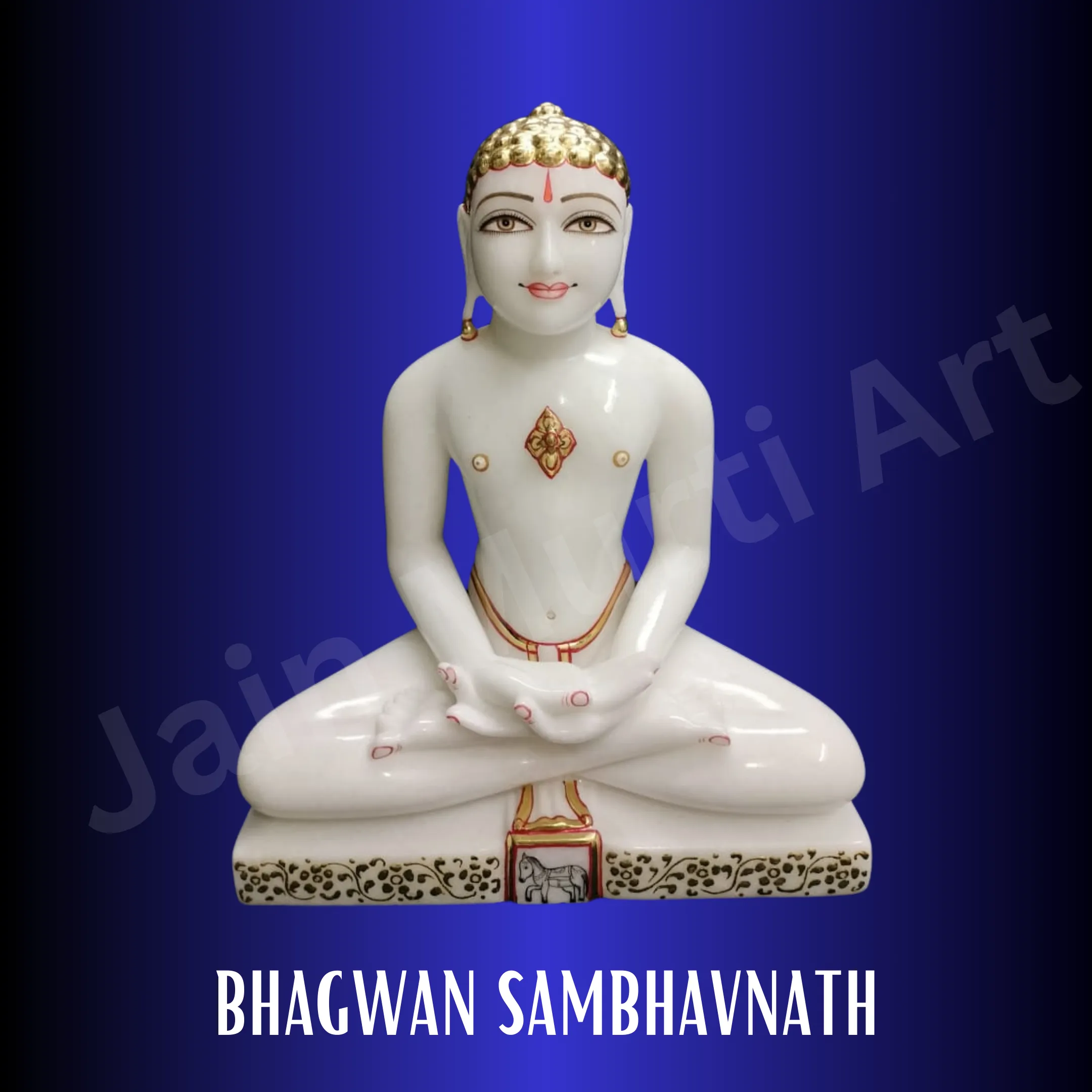 Sambhavnath Bhagwan sacred artwork