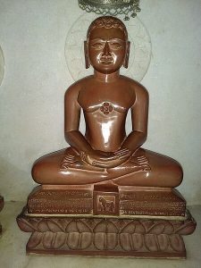Traditional depiction of Sambhavnath Bhagwan